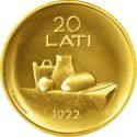 20 Latu (Coin of Latvia)