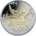 5 Euro (90th yrs. Independence of Finland)