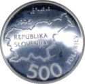 500 Tolarjev (5th Anniversary of Independence)