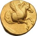 1 Stater (Athena, wearing crested Attic helmet)