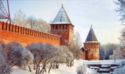 Smolensk. Fortress Wall, Towers Bubleyka and Gromovaya