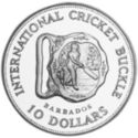 10 Dollars (International Cricket Belt Buckle)