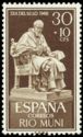 Day of the stamp. Juan de Ribera statue.