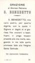 "Benedict of Norcia Abbot", ED.G.MI./EGIM Edizioni Grafiche Isonzo - Milano (IT), Isonzo, 90