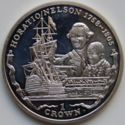 1 Crown (Vice-Admiral Lord Nelson - Silver)