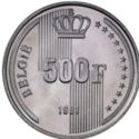500 Francs (40th Year of Reign - Dutch Legend)