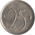 25 Centimes (French legend)