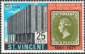 New post office and stamp 6c of 1861