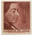 Gabriela Mistral (1889-1957), poet, Nobel Prize 1945