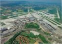 Zurich airport, aerial view
