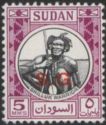 Shilluk Warrior - Overprint "S.G."