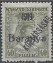 Black overprint: '1919 Baranya'