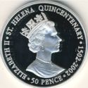 50 Pence (1947 Royal Visit - Silver edition)