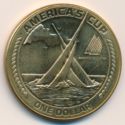 1 Dollar (One Dollar - America's Cup) Plain