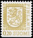 Coat of Arms 1975 - Type III - Bottom imperforate