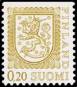 Coat of Arms 1975 - Type III - Top imperforate