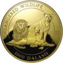 1,000 Dalasis (Lion family)