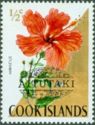 Shoeblackplant (Hibiscus rosa-sinensis), optd AITUTAKI