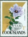 Common Hibiscus (Hibiscus syriacus), optd AITUTAKI