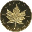 50 Dollars (Maple Leaf) Gold 9999