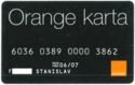 Orange karta