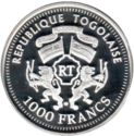 1,000 CFA Francs (German steel-hulled five-masted windjammer "Preussen")