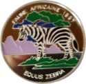 1,000 CFA Francs (African Fauna - Zebra)