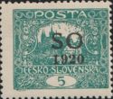 Hradcany at Prague - overprint S O 1920