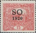 Hradcany at Prague - overprint S O 1920