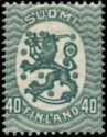Coat of Arms 1917 - Saarinen, WM Swastika 14¼ x 14¾ - Type I