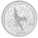 10 Francs (WWII CA-12 Boomerang fighter plane)