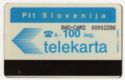 Telekarta Blue - White Reverse (Overprinted BAD CARD)