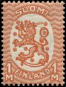Coat of Arms 1917 - Saarinen Design, WM Posthorn, 14¼ x 14¾