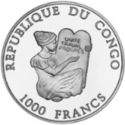 1,000 CFA Francs (13th World Championship football 1986 Mexico)