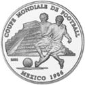 1,000 CFA Francs (13th World Championship football 1986 Mexico)