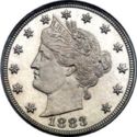 5 Cents (Liberty Head, no "cents")