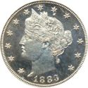 5 Cents (Liberty Head - with cents)