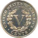 5 Cents (Liberty Head - with cents)