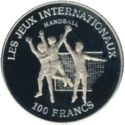 100 CFA Francs (Internalional Games - Handball)