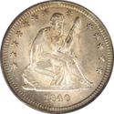 25 Cents / Quarter (Seated Liberty)