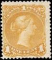 Queen Victoria (1819-1901) - orange yellow