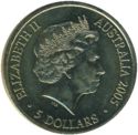5 Dollars (Tennis. 100 years Australian Open. Coin & Stamp)