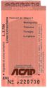 Single ticket. Linea Extraurbana
