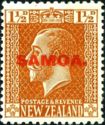 King George V (1865-1936) Overprinted in Red
