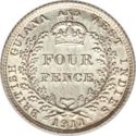 4 Pence (1/4 Guilder)