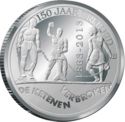 5 Gulden (150th Anni. of Abolition of Slavery and Liberation in the Dutch West Indies)