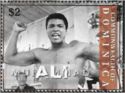 Muhammad Ali with raised arms
