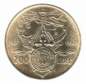 200 Lire (100th anniversary Italian Naval League)