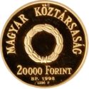 20,000 Forint (150th Anniversary of the Hungarian Revolution of 1848-49)