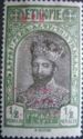 Prince Tafari violet overprint